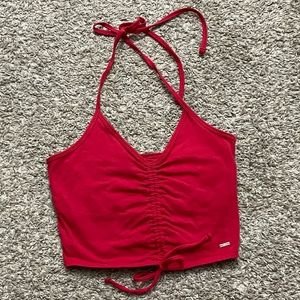 Hollister Halter Crop Top M